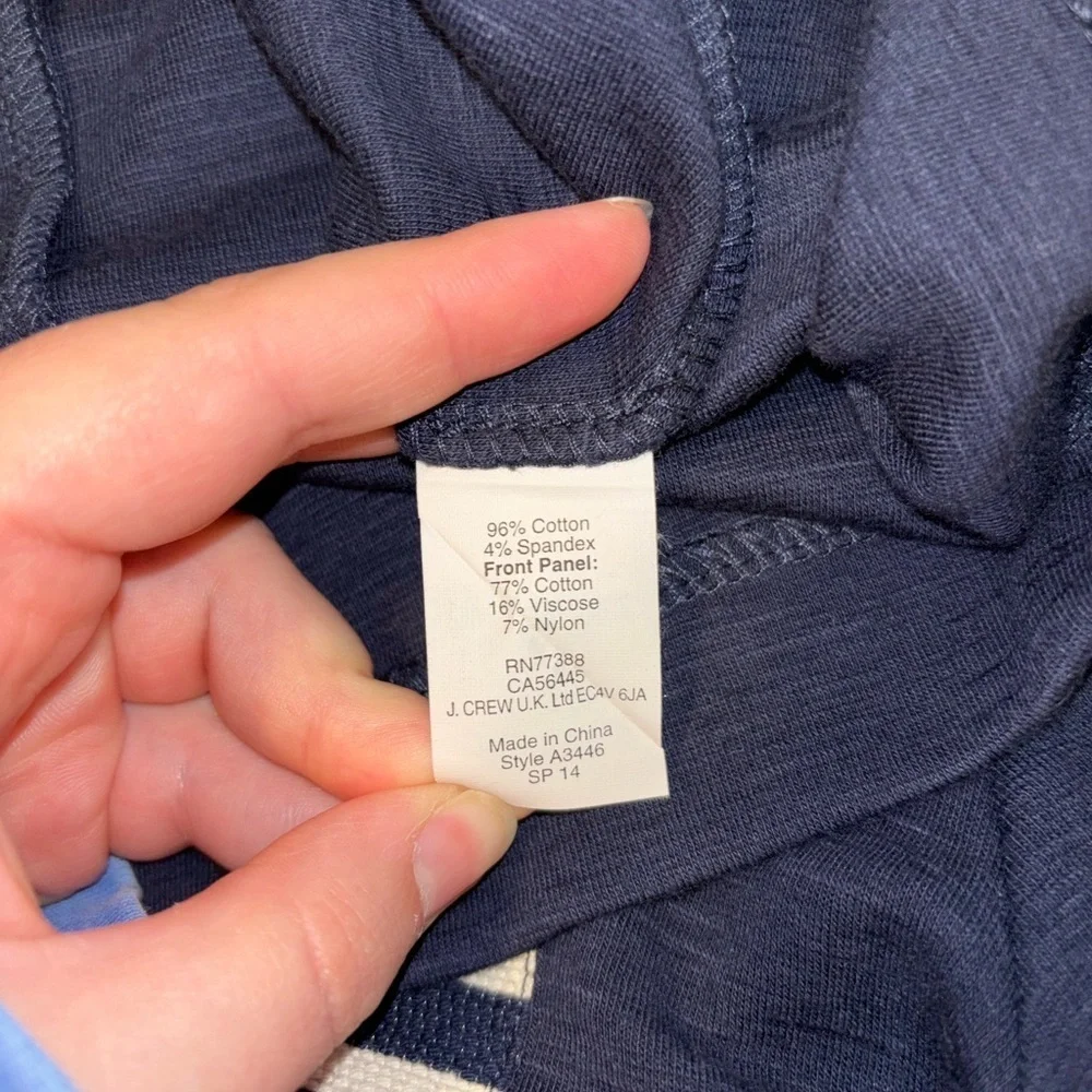 J. Crew striped front dress